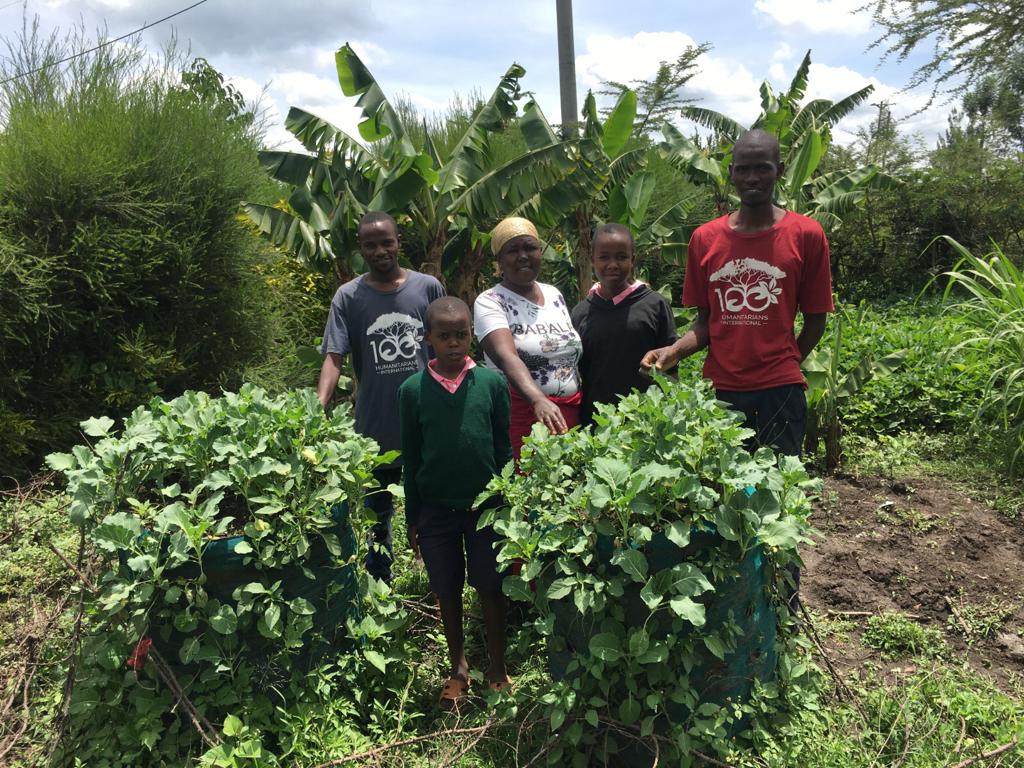 A Garden Tower community in Kenya feeding families fresh vegetables year-round