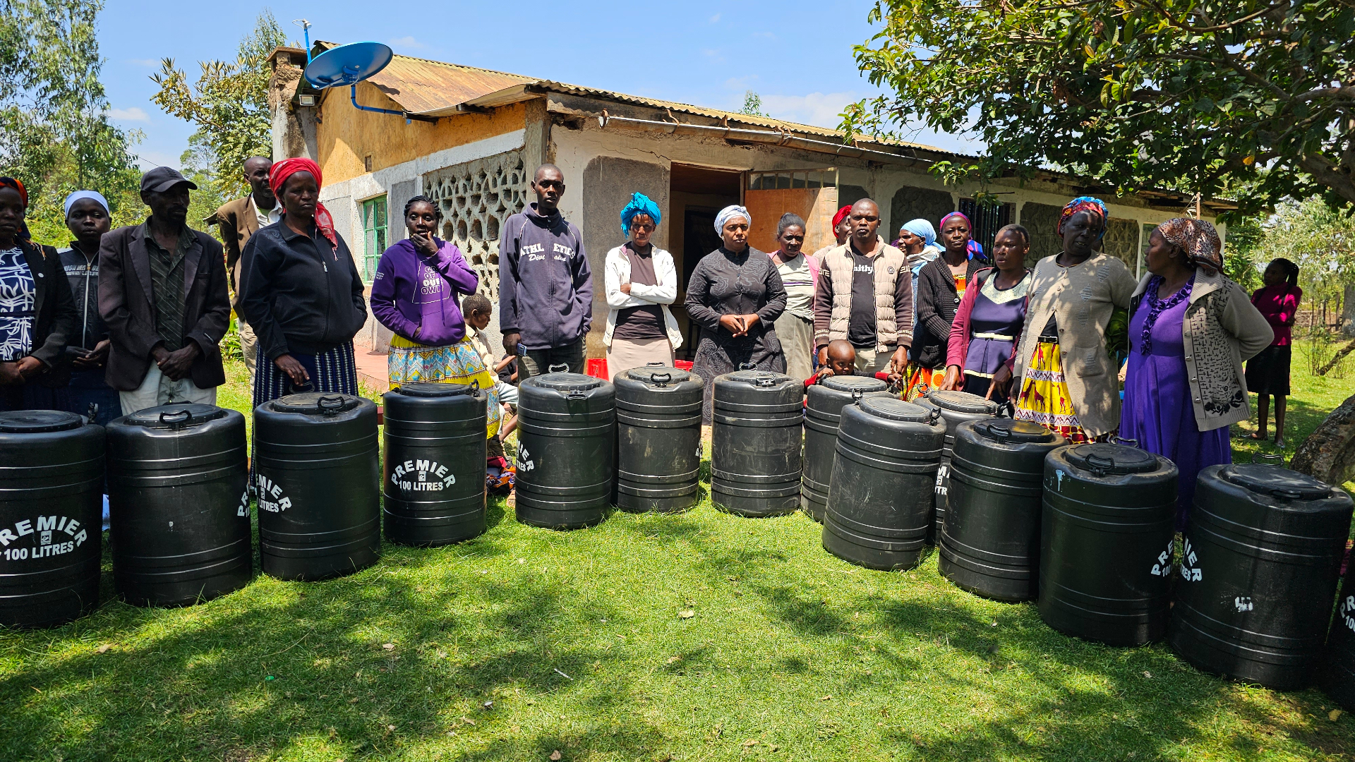 How Does a $25 Water Tank Change a Family's Morning? — Programs story from 100 Humanitarians in Kenya